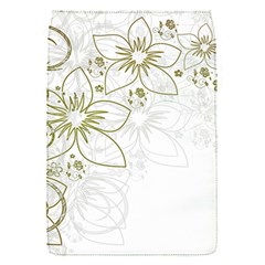 Flowers Background Leaf Leaves Removable Flap Cover (s)