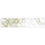 Flowers Background Leaf Leaves Small Flano Scarf Front