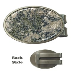 Grunge Camo Print Design Money Clips (oval)  by dflcprintsclothing