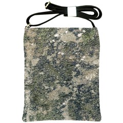 Grunge Camo Print Design Shoulder Sling Bag by dflcprintsclothing