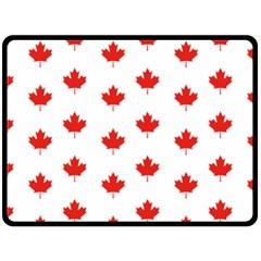 Maple Leaf Canada Emblem Country Fleece Blanket (large) 