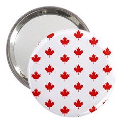 Maple Leaf Canada Emblem Country 3  Handbag Mirrors by Mariart