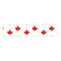 Maple Leaf Canada Emblem Country Velvet Scrunchie