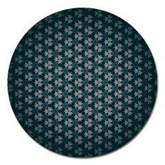 Texture Background Pattern Magnet 5  (round)