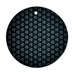 Texture Background Pattern Round Ornament (two Sides)