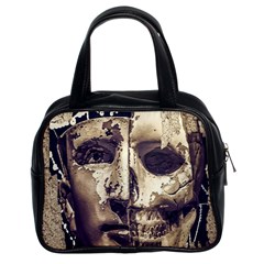 Creepy Photo Collage Artwork Classic Handbag (two Sides) by dflcprintsclothing