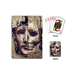 Creepy Photo Collage Artwork Playing Cards (mini) by dflcprintsclothing