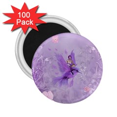 Fairy With Fantasy Bird 2 25  Magnets (100 Pack)  by FantasyWorld7
