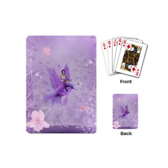 Fairy With Fantasy Bird Playing Cards (mini) by FantasyWorld7