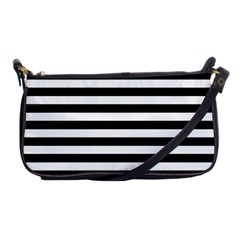 Black Stripes Shoulder Clutch Bag by snowwhitegirl