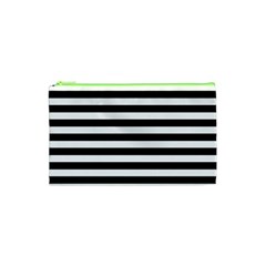 Black Stripes Cosmetic Bag (xs) by snowwhitegirl