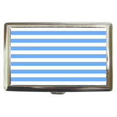 Blue Stripes Cigarette Money Case by snowwhitegirl