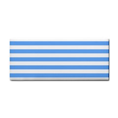 Blue Stripes Hand Towel by snowwhitegirl