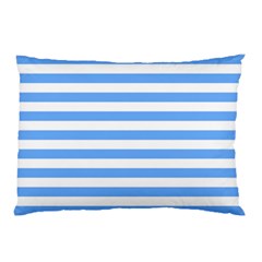Blue Stripes Pillow Case by snowwhitegirl
