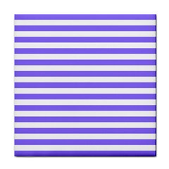 Lilac Purple Stripes Face Towel by snowwhitegirl