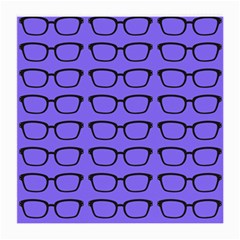 Nerdy Glasses Purple Medium Glasses Cloth (2-side) by snowwhitegirl