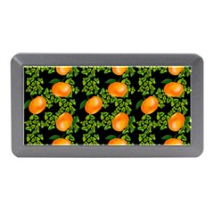 Citrus Tropical Orange Black Memory Card Reader (mini) by snowwhitegirl