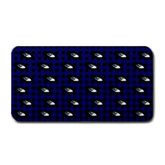 Eyes Blue Plaid Medium Bar Mats by snowwhitegirl