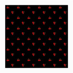 Candy Apple Black Pattern Medium Glasses Cloth