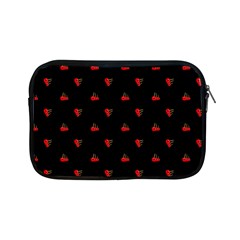 Candy Apple Black Pattern Apple Ipad Mini Zipper Cases