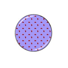 Candy Apple Lilac Pattern Hat Clip Ball Marker