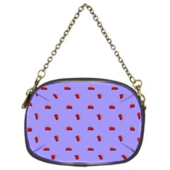 Candy Apple Lilac Pattern Chain Purse (two Sides) by snowwhitegirl