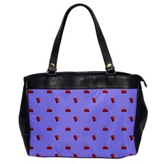 Candy Apple Lilac Pattern Oversize Office Handbag by snowwhitegirl