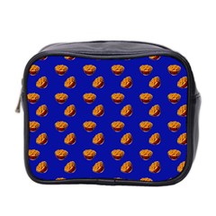 Kawaii Chips Blue Mini Toiletries Bag (two Sides)