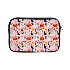 Halloween Treats Pattern Pink Apple Ipad Mini Zipper Cases by snowwhitegirl