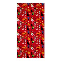 Halloween Treats Pattern Red Shower Curtain 36  x 72  (Stall) 