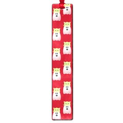 Ghost Pet Red Large Book Marks