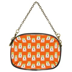 Ghost Pet Orange Chain Purse (one Side) by snowwhitegirl