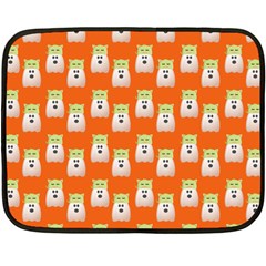 Ghost Pet Orange Fleece Blanket (mini)