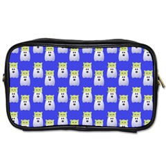 Ghost Pet Blue Toiletries Bag (two Sides)