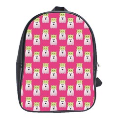 Ghost Pet Pink School Bag (large)