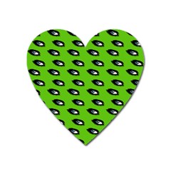 Eyes Green Heart Magnet by snowwhitegirl