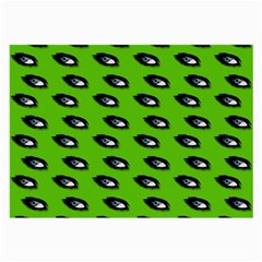 Eyes Green Large Glasses Cloth (2-side)