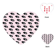 Eyes Pink Playing Cards (heart)