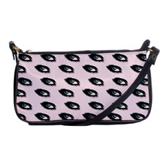 Eyes Pink Shoulder Clutch Bag by snowwhitegirl