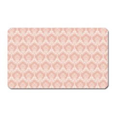 Damask Peach Magnet (rectangular) by snowwhitegirl