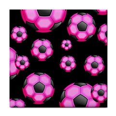 Wallpaper Ball Pattern Pink Tile Coasters by Alisyart