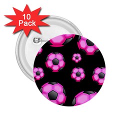 Wallpaper Ball Pattern Pink 2 25  Buttons (10 Pack)  by Alisyart