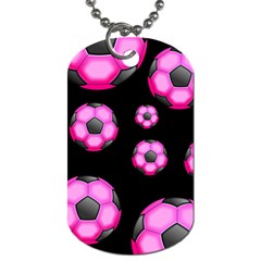 Wallpaper Ball Pattern Pink Dog Tag (two Sides) by Alisyart