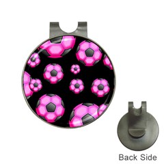 Wallpaper Ball Pattern Pink Hat Clips With Golf Markers