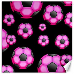 Wallpaper Ball Pattern Pink Canvas 16  X 16  by Alisyart