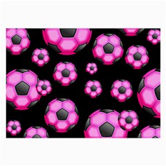 Wallpaper Ball Pattern Pink Large Glasses Cloth (2-side) by Alisyart