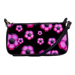 Wallpaper Ball Pattern Pink Shoulder Clutch Bag