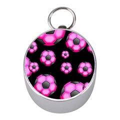 Wallpaper Ball Pattern Pink Mini Silver Compasses by Alisyart