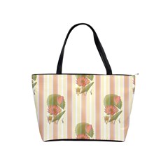 Lotus Flower Waterlily Wallpaper Classic Shoulder Handbag by Mariart