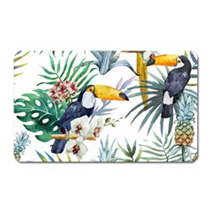 Tropical birds Magnet (Rectangular)